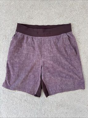 lululemon THE Shorts Linerless Gym Training Running 7" Cherry Cola SzS